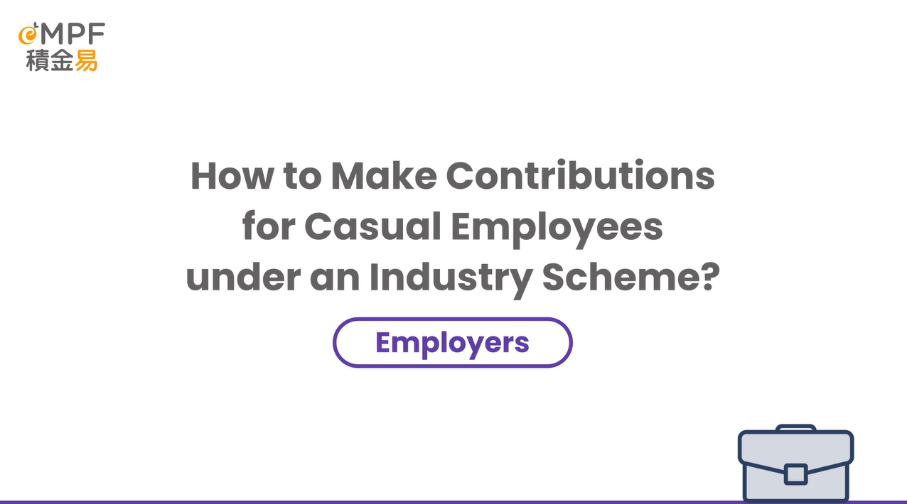 How to Make Contributions for Casual Employees under an Industry Scheme?